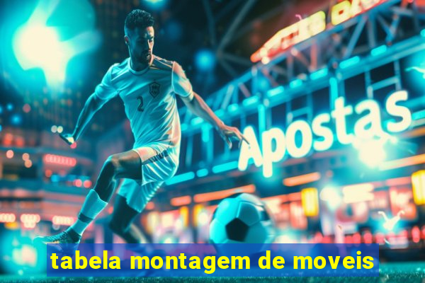 tabela montagem de moveis